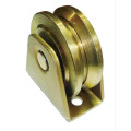 Sliding gate Y-groove gate wheel with double bearings